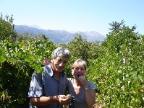 Andreas Dourakis and Nikki Rose at Dourakis Vineyard