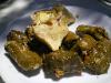 Stuffed Grape Leaves and Artichokes -- great vegetarian choices!