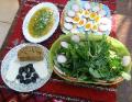 Meze: Horta, Fava, Dakos and Mezithra